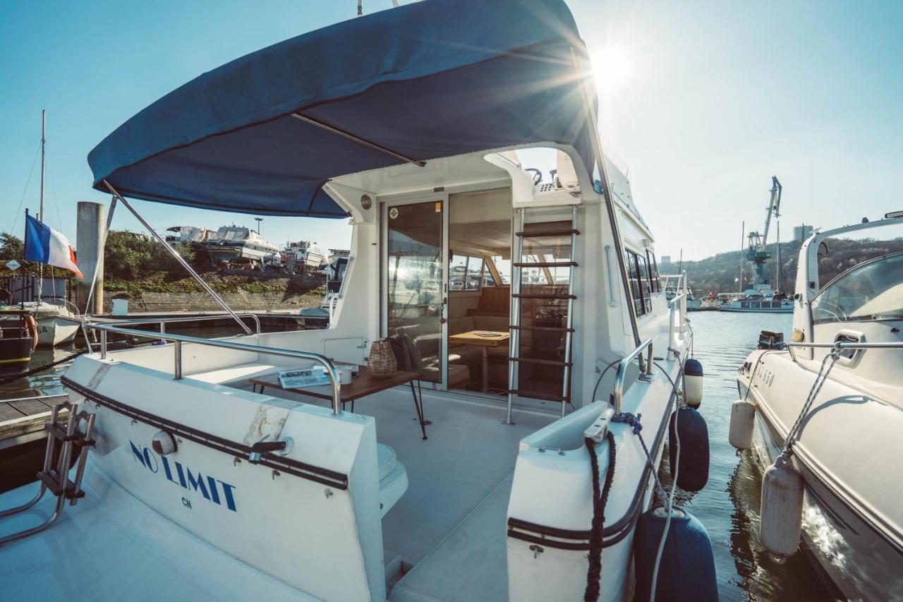 No Limit Charter Bateau Avec Parking Prive Proche Centre-Ville Rouen Exteriér fotografie